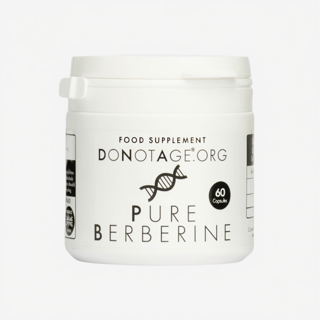 DoNotAge Pure Berberine bottle, 60 capsules