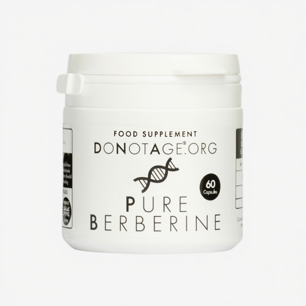 DoNotAge Pure Berberine bottle, 60 capsules