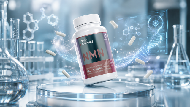 Official iHealth Gene Balance NMN product image used for an independent evidence-based review.