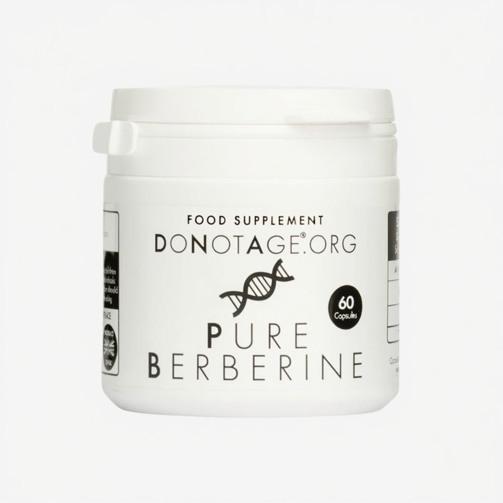 DoNotAge Pure Berberine bottle, 60 capsules